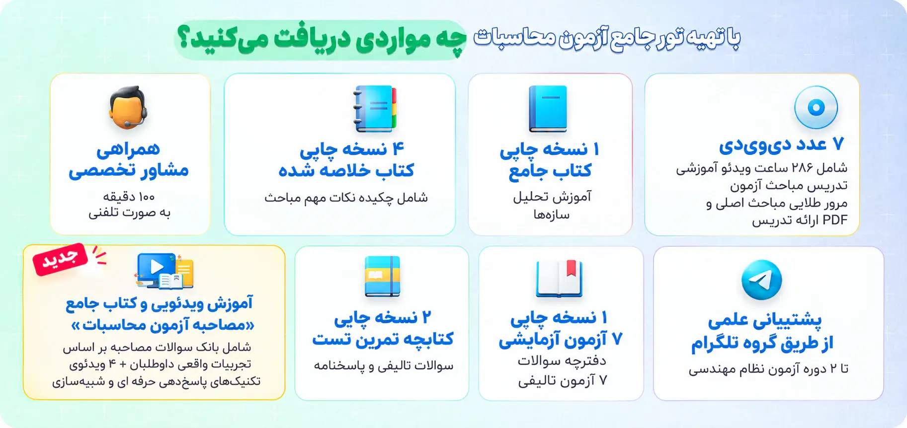 تور تخصصی آموزش آزمون محاسبات نظام مهندسی 2 toremohasebat course contentss