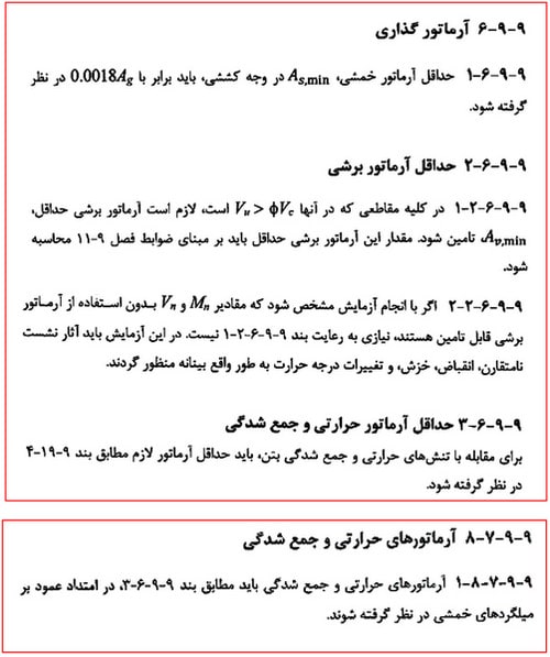 میلگردگذاری فونداسیون؛ نحوه محاسبه میلگرد فونداسیون در نرم افزار 66 حداقل آرماتور خمشی