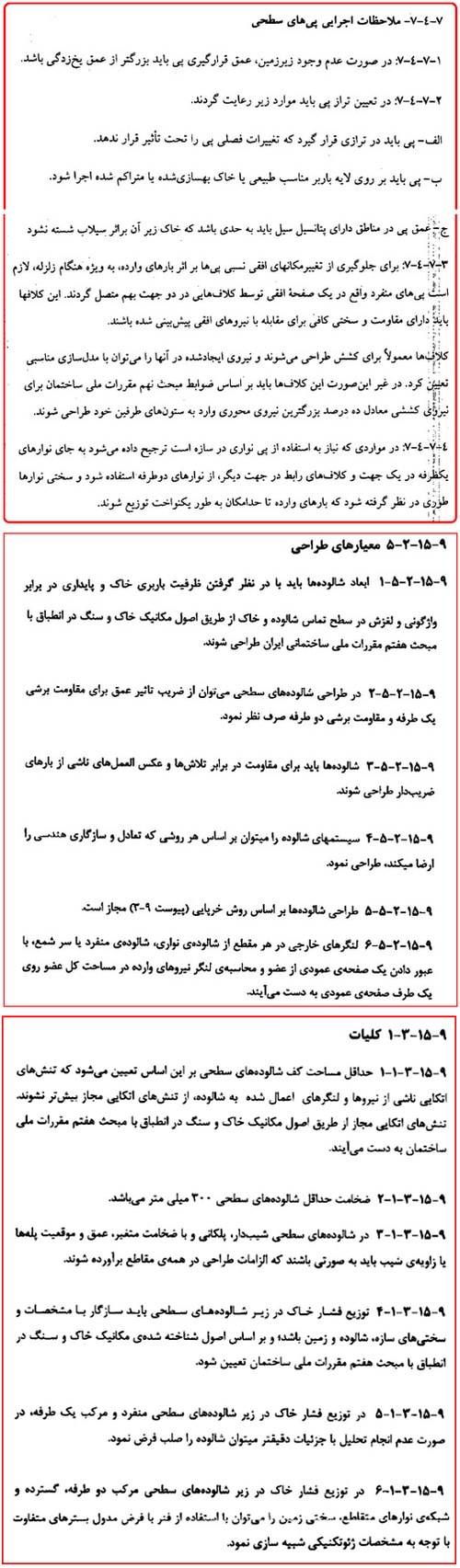 میلگردگذاری فونداسیون؛ نحوه محاسبه میلگرد فونداسیون در نرم افزار 10 ضوابط طراحی شالودههای سطحی