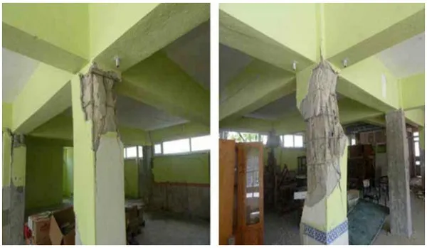 اشکالات اجرایی سازه بتنی؛ بررسی نواقص اجرایی ساختمان های بتنی(آپدیت 1405) 35 Figure 18 Damage caused by not complying with the weak beam strong column rule 11 11zon