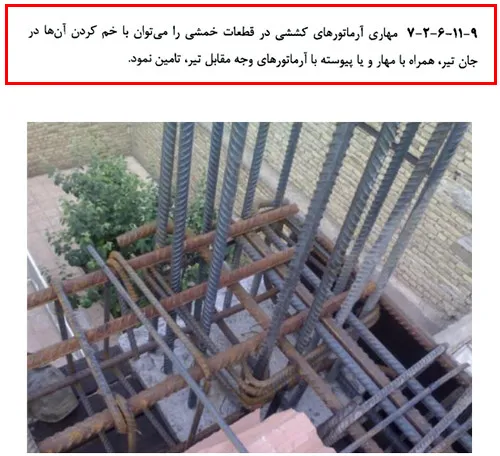 اشکالات اجرایی سازه بتنی؛ بررسی نواقص اجرایی ساختمان های بتنی(آپدیت 1405) 52 Figure 31 Not having a 90 degree hook 19 11zon
