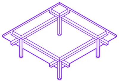 اشکالات اجرایی سازه بتنی؛ بررسی نواقص اجرایی ساختمان های بتنی(آپدیت 1405) 97 Figure 53 Two sided beam and slab roof 6 11zon