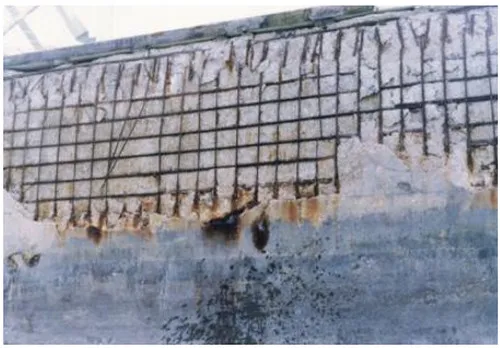 اشکالات اجرایی سازه بتنی؛ بررسی نواقص اجرایی ساختمان های بتنی(آپدیت 1405) 113 Figure 62 Corrosion of rebars 16 11zon