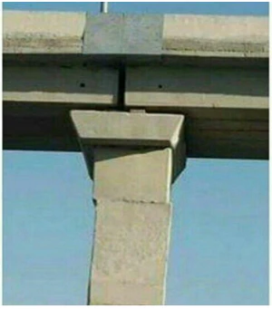 اشکالات اجرایی سازه بتنی؛ بررسی نواقص اجرایی ساختمان های بتنی(آپدیت 1405) 124 Figure 68 Failure caused by cold seam