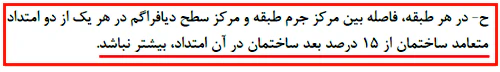 محاسبه مرکز جرم و مرکز سختی سازه؛ با حل 4 مثال کاربردی در ایتبس(آپدیت 1405) 53 center of mass regulation5