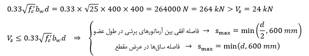 حداقل و حداکثر آرماتور المان های بتنی همراه با ضوابط فاصله آرماتورها(آپدیت 1405) 48 f28