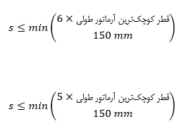 حداقل و حداکثر آرماتور المان های بتنی همراه با ضوابط فاصله آرماتورها(آپدیت 1405) 115 f51